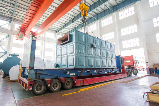 巴基斯坦紡織行業(yè)500萬大卡YLW系列鏈條爐排導熱油鍋爐項目